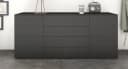 Borchardt Möbel Sideboard Rova Schwarz Matt 166 cm Bild 3