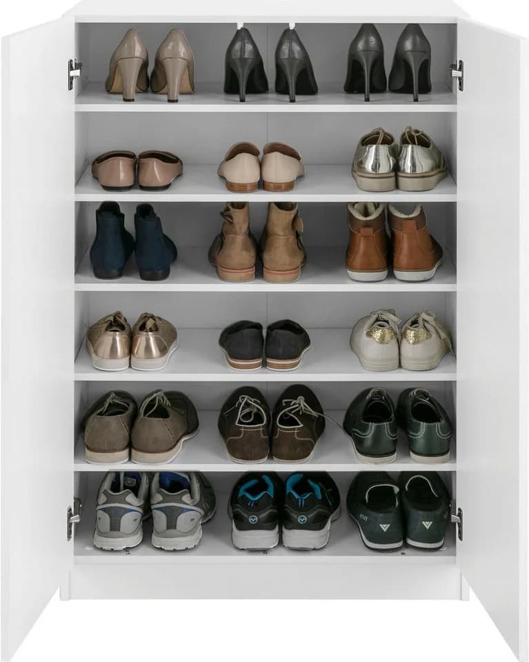 Borchardt Möbel Schuhschrank Vaasa Weiß Push-to-Open - Bild 4