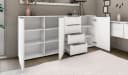 Borchardt Möbel Highboard Tom Weiß Matt 200cm Bild 4