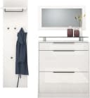 Garderoben-Set BORCHARDT MÖBEL Tom Weiß mit Spiegel und Schuhschrank Bild 1