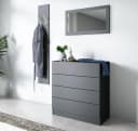 Garderoben-Set Vaasa 3 von Borchardt Möbel Schwarz Push-to-Open Bild 5