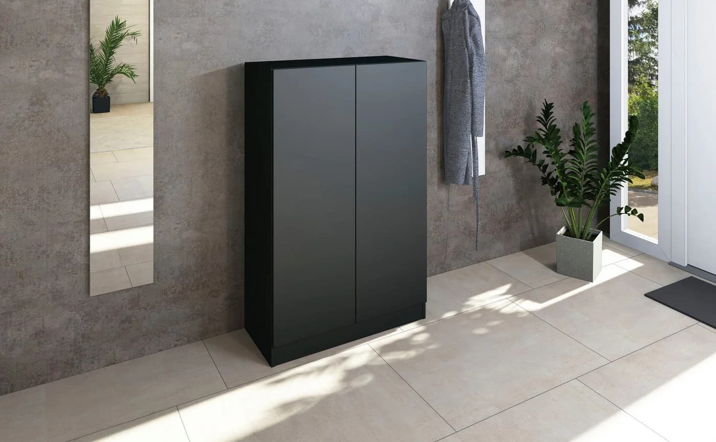 Borchardt Möbel Schuhschrank Vaasa Schwarz Matt Push-to-Open - Bild 3