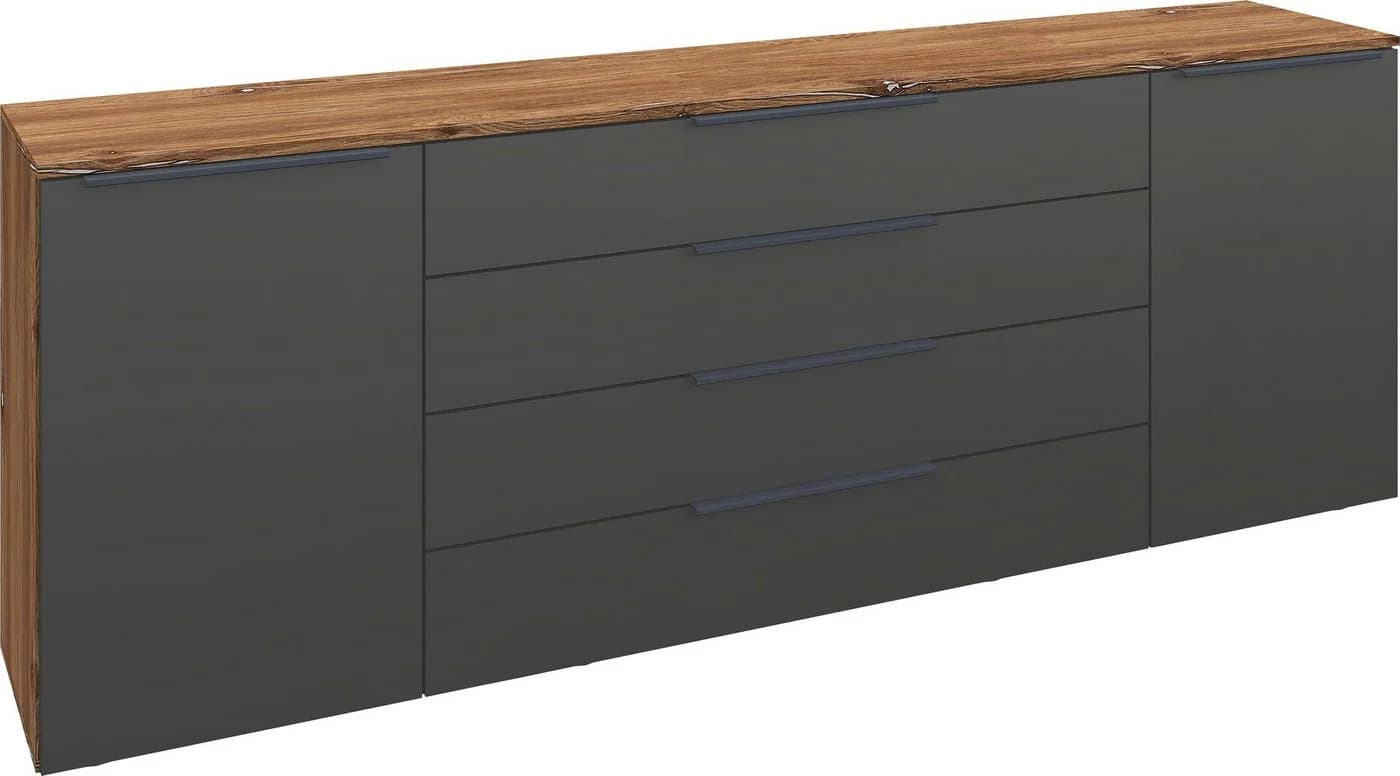 BORCHARDT MÖBEL Sideboard Tom Grau Vintage 200cm