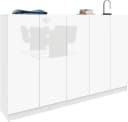 Borchardt Möbel Schuhschrank Vaasa 5-türig Weiß Hochglanz Bild 2