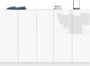 Borchardt Möbel Schuhschrank Vaasa 5-türig Weiß Hochglanz Bild 4