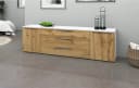 BORCHARDT MÖBEL Sideboard Oliva Weiß/Wotan Eiche 200cm Bild 5