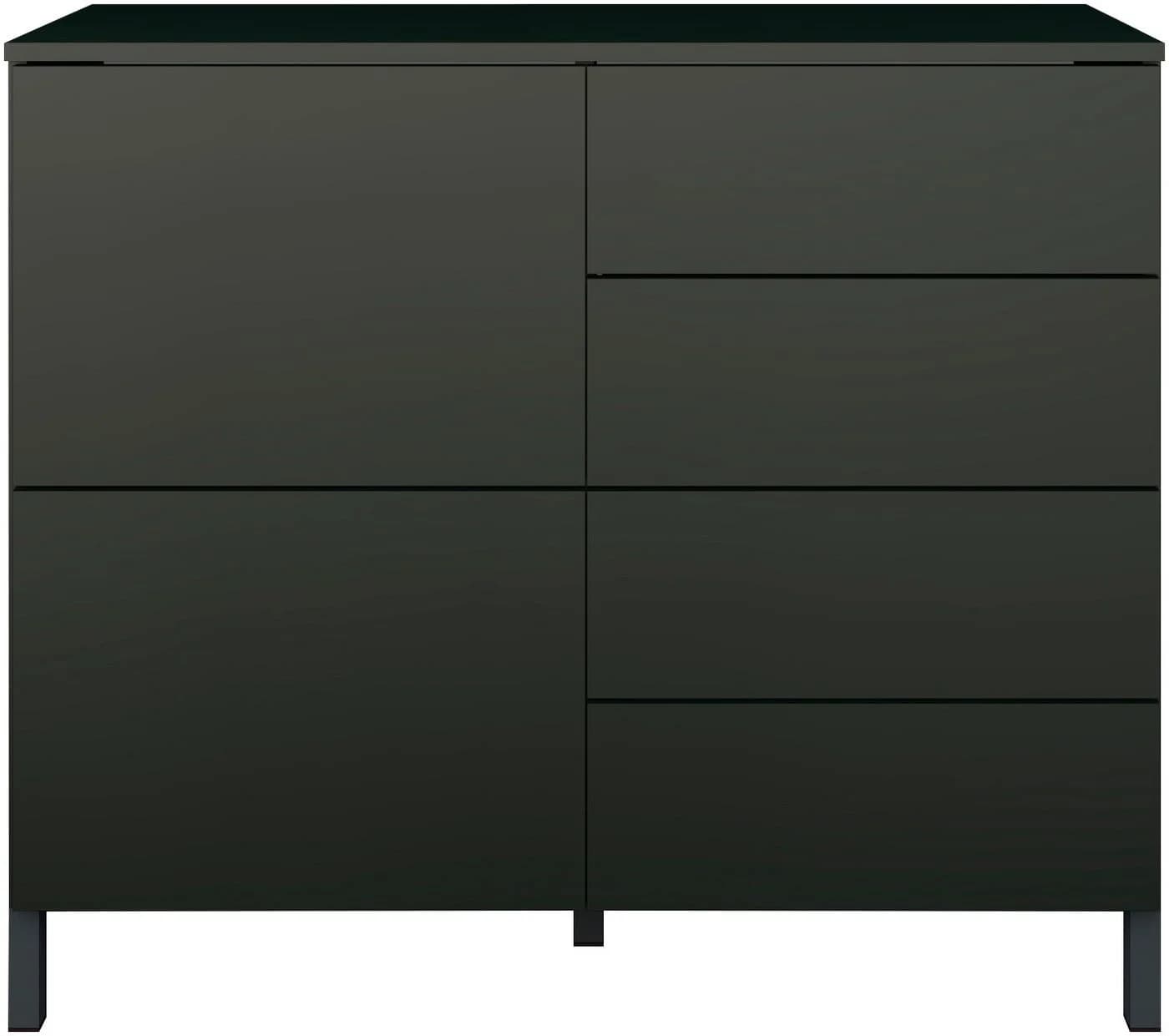 Kommode Haama Borchardt Möbel Schwarz Modern Push-to-Open - Bild 3