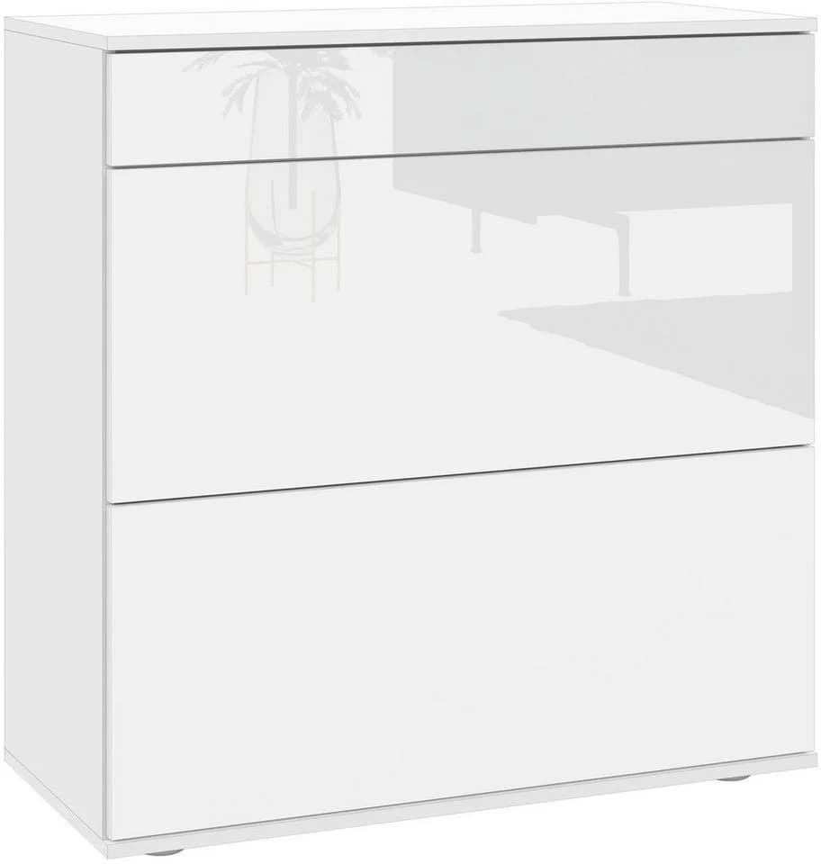 Borchardt Möbel Schuhschrank Torben Weiß Hochglanz Push-To-Open - Bild 2