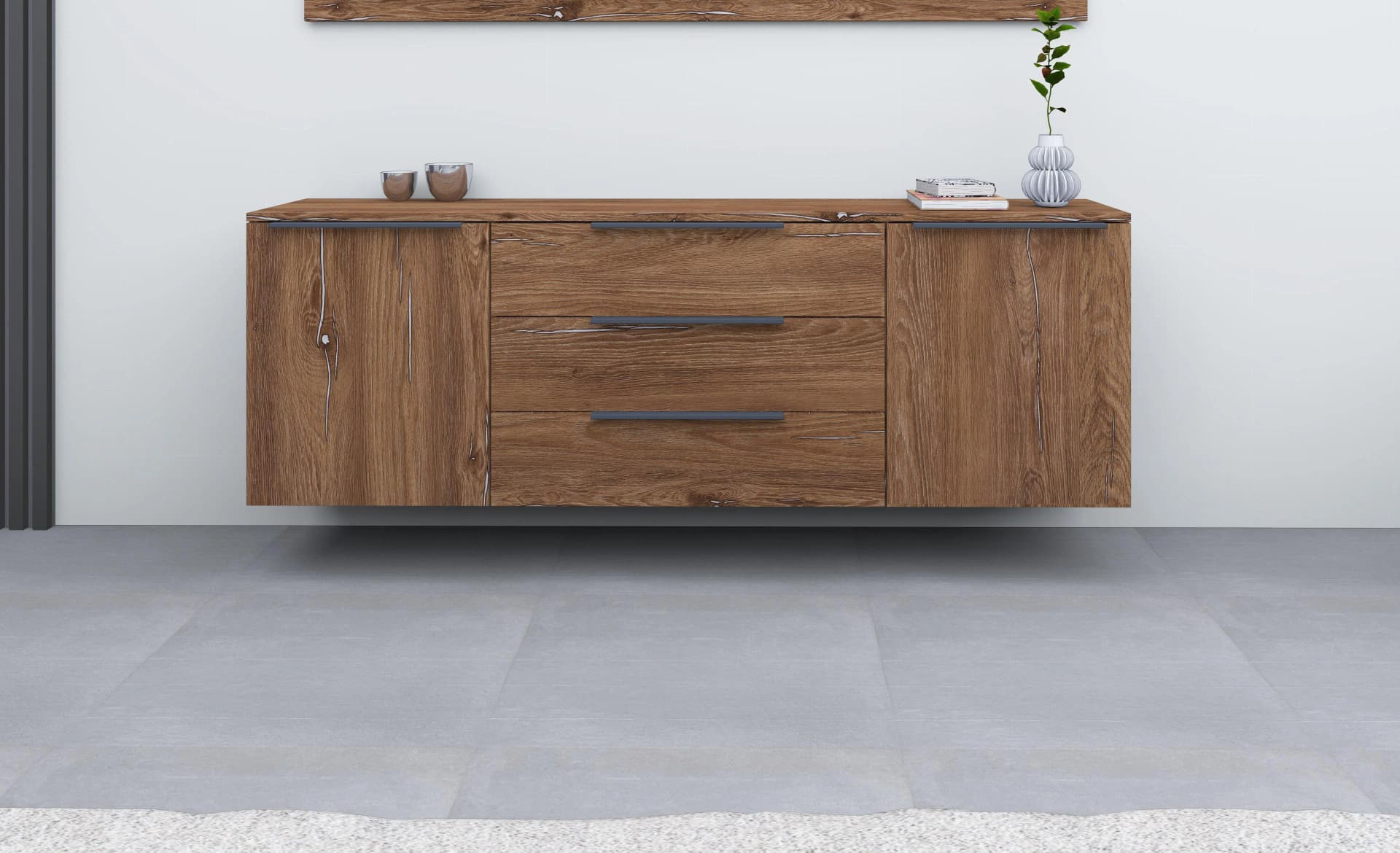 BORCHARDT MÖBEL Sideboard Tom Vintage Eiche 166cm