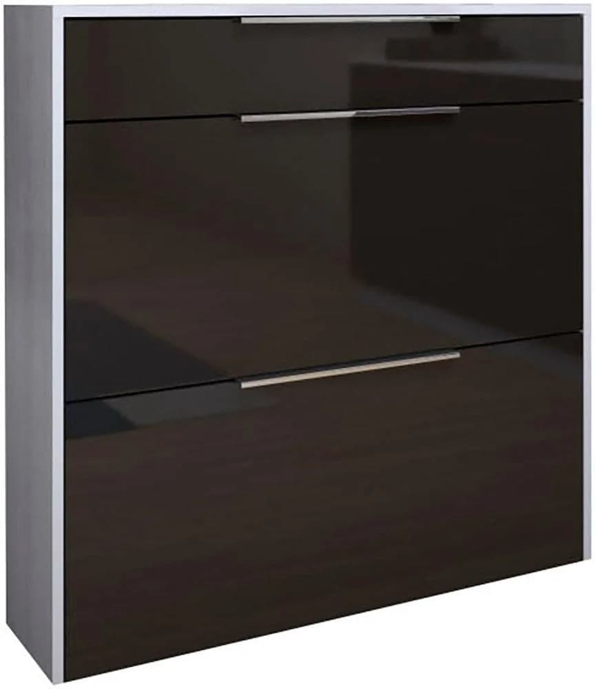 Borchardt Möbel Schuhschrank Oliva Grau Weiß Modern