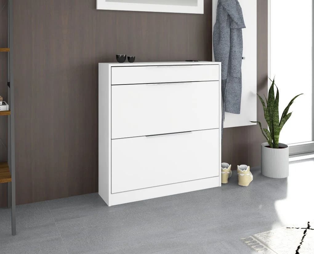Borchardt Möbel Schuhschrank Oliva Weiß Matt - Bild 4