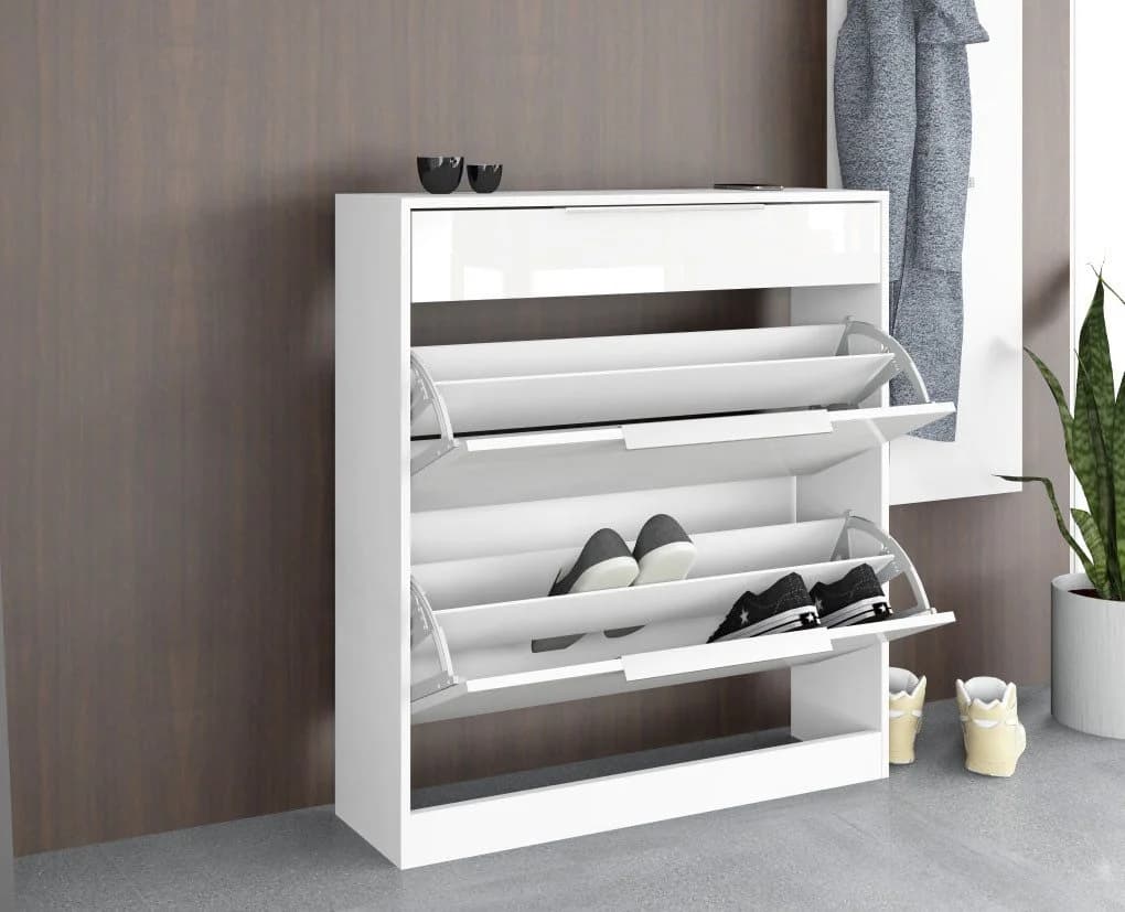 Borchardt Möbel Schuhschrank Oliva Weiß Modern - Bild 5