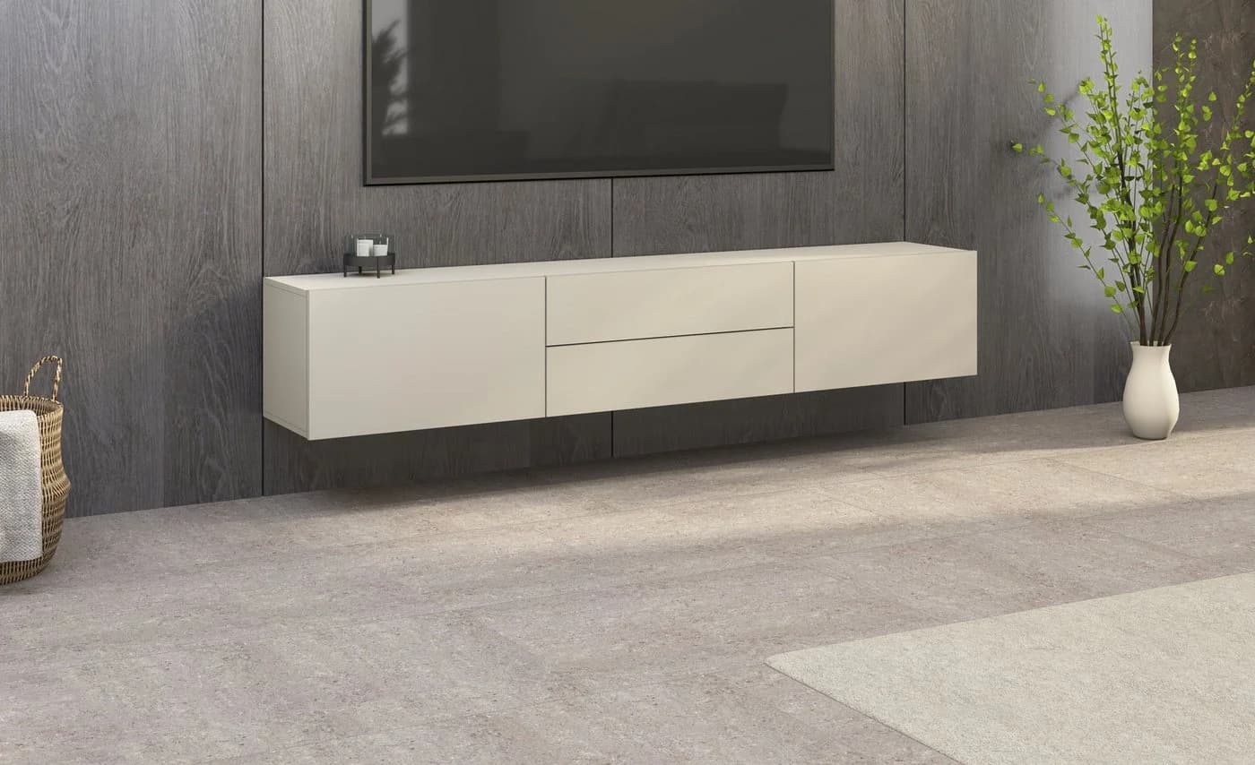 borchardt Möbel Lowboard Sophia Beige Modern TV-Schrank - Bild 3