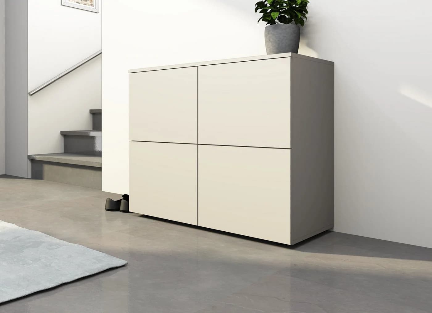 BORCHARDT MÖBEL Rova Sideboard 4-türig beige - Bild 5