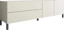 borchardt Möbel Lowboard Sophia TV-Schrank Beige Metallfüße Bild 1
