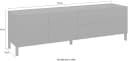 borchardt Möbel Lowboard Sophia TV-Schrank Beige Metallfüße Bild 5