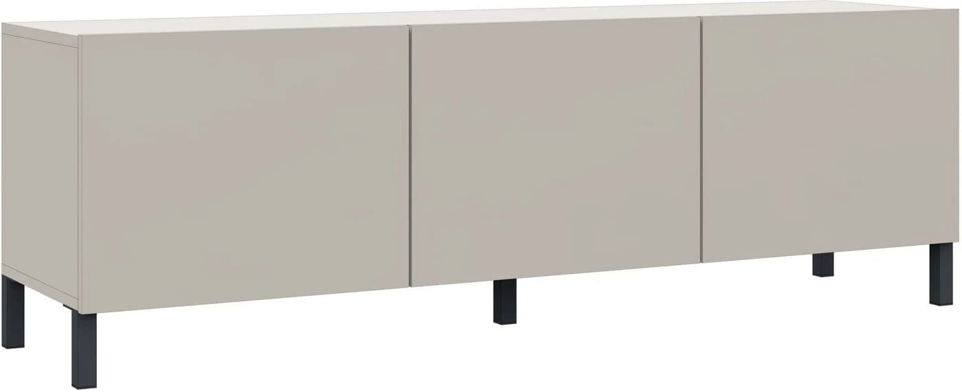 borchardt Möbel Lowboard Sophia TV-Schrank Beige Metallfüße - Bild 2