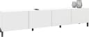 borchardt Möbel Lowboard Sophia TV-Schrank Weiß 4-türig Bild 2