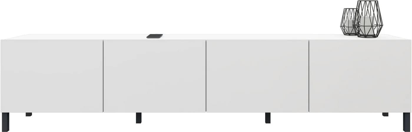 borchardt Möbel Lowboard Sophia TV-Schrank Weiß 4-türig - Bild 3