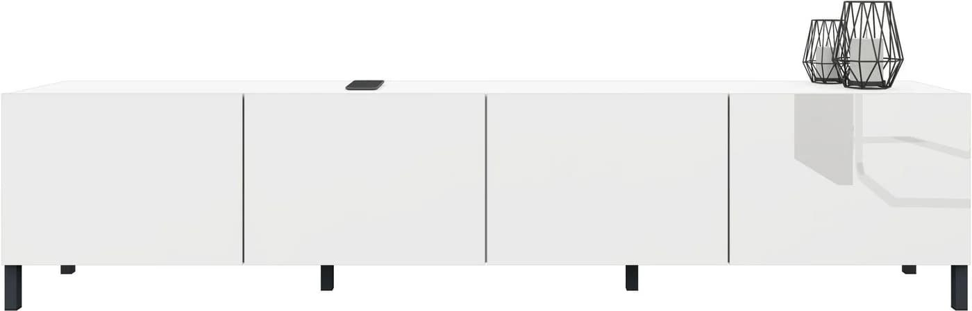 borchardt Möbel Lowboard Sophia TV-Schrank Weiß Metallfüße - Bild 3