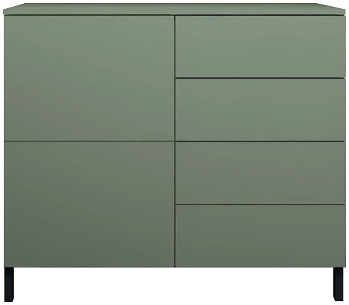 Kommode Haama von BORCHARDT MÖBEL Modern Grifflos Metallfüße Salbei - Bild 3