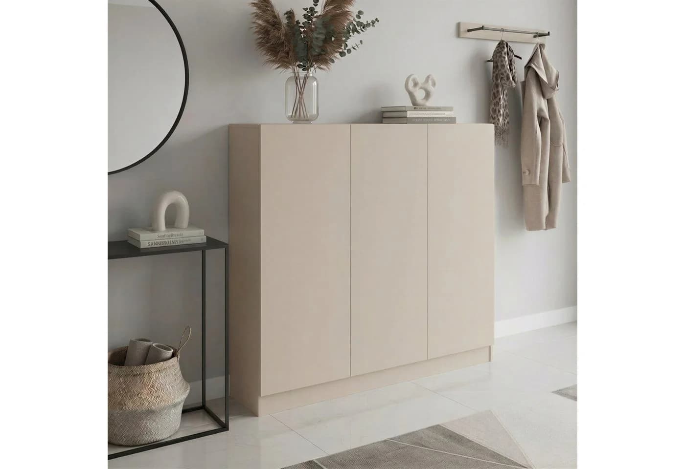 borchardt Möbel Schuhschrank Vaasa Beige Push-to-Open 12 Fächer - Bild 4