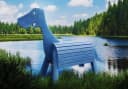 Dein Holzpferd Reittier Dino Dan 50 cm Sitzhöhe Bild 1