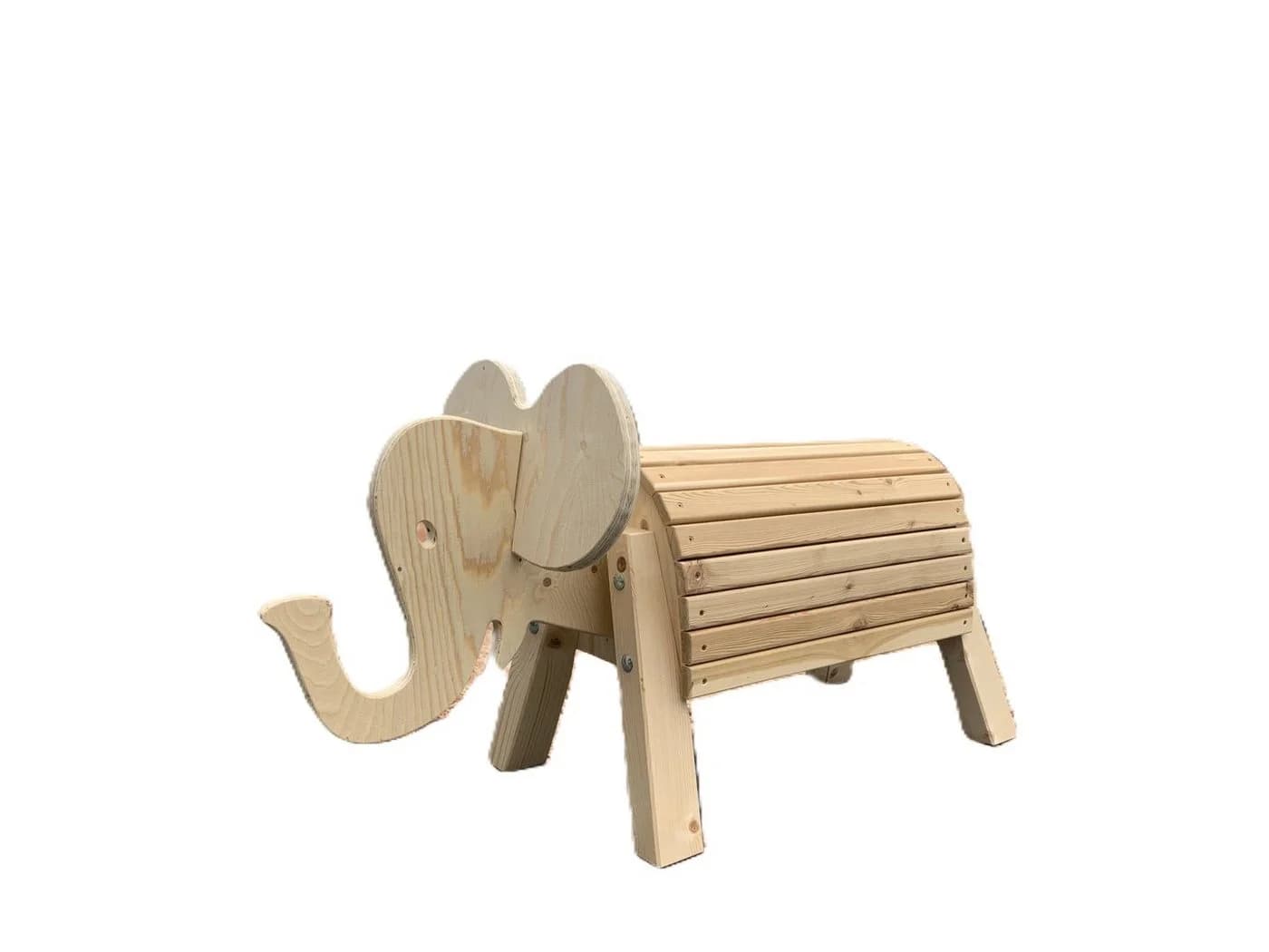 Dein Holzpferd Minitier Elefant Erik Beige