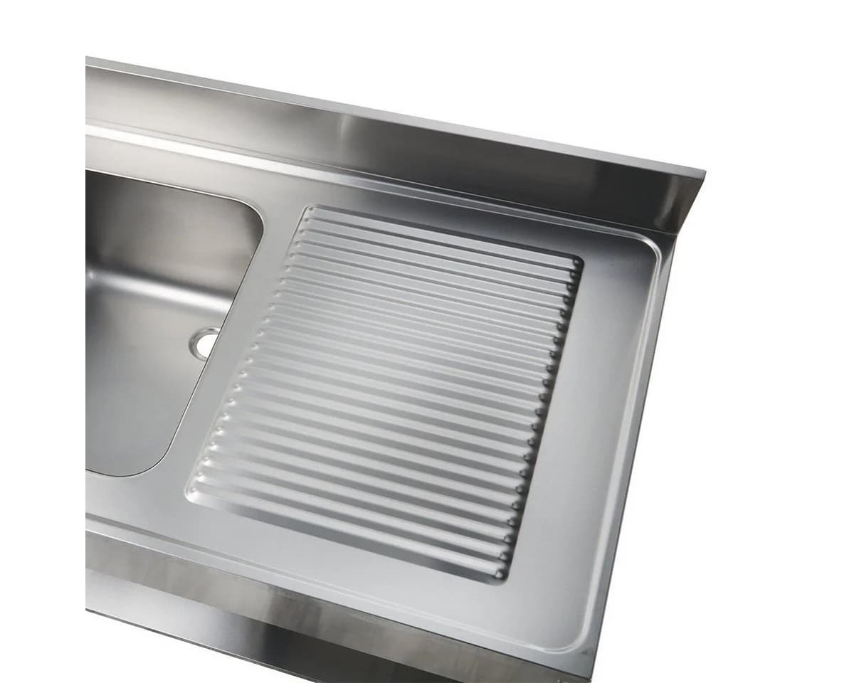 GastroHero Edelstahl Spültisch mit Becken - Bild 5