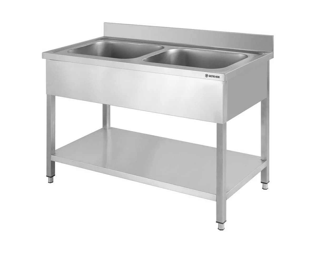 GastroHero Arbeitstisch Spültisch Edelstahl