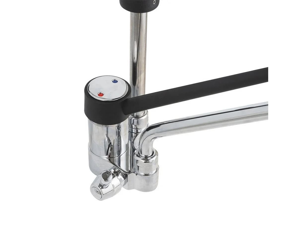GastroHero Geschirrwaschbrause Profi 200 mit Mischbatterie & Schwenkhahn