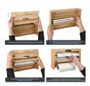 Exitoso Küchenrollenhalter Bambus 3-in-1 ohne Bohren Bild 4