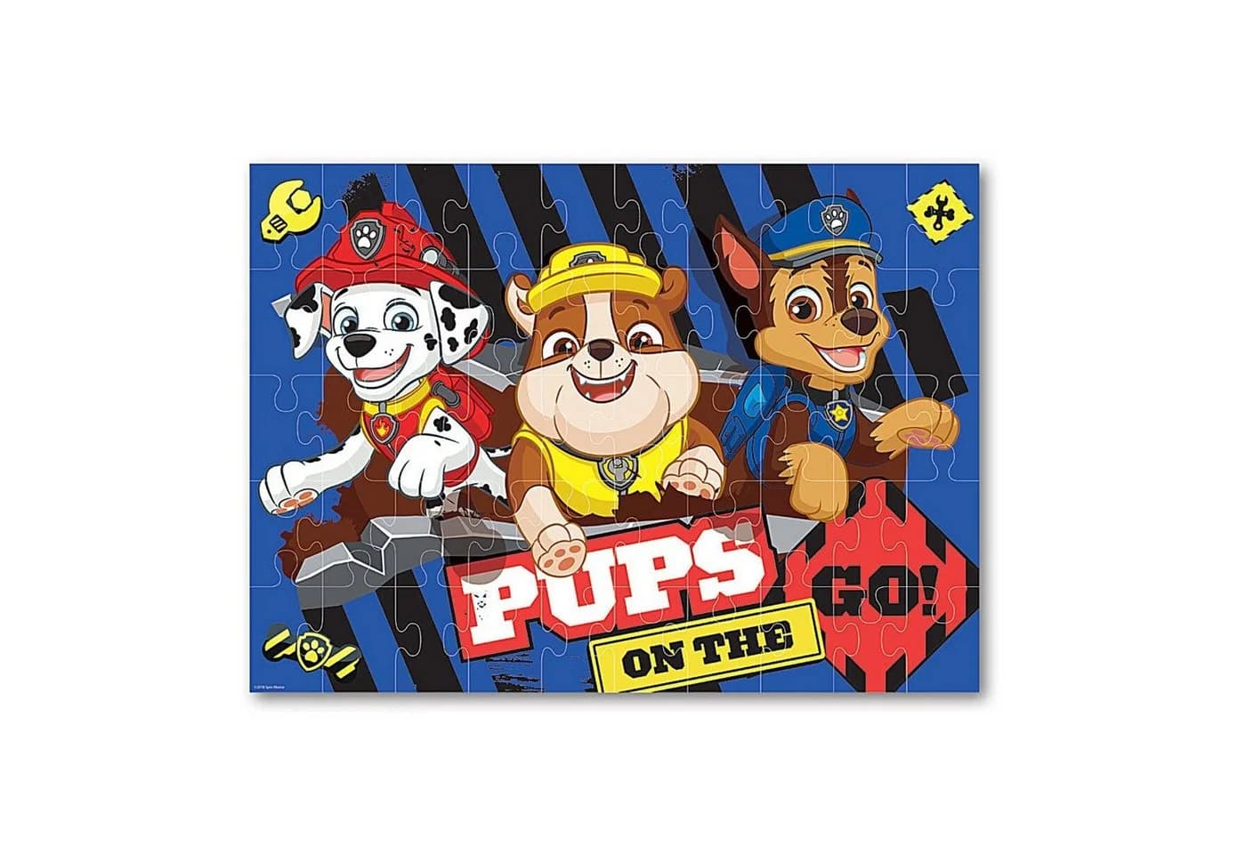 PAW Patrol Puzzle Pups on the Go, 50 Teile, Kinderpuzzle ab 3 Jahren