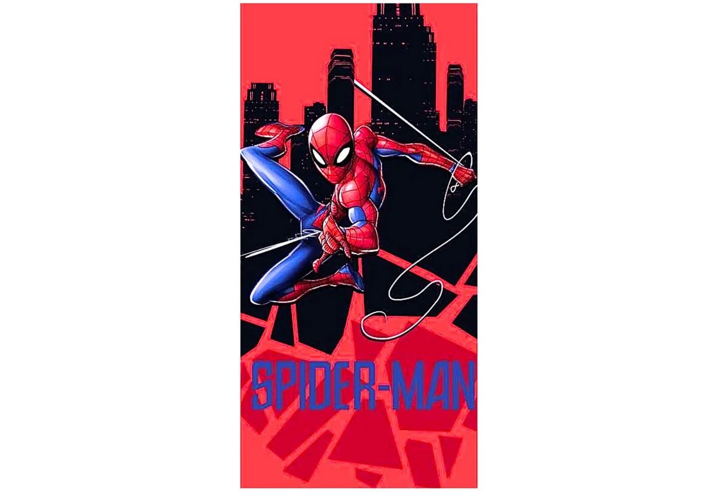 Spiderman Badetuch Marvel Baumwolle Kinder Strandtuch Rot