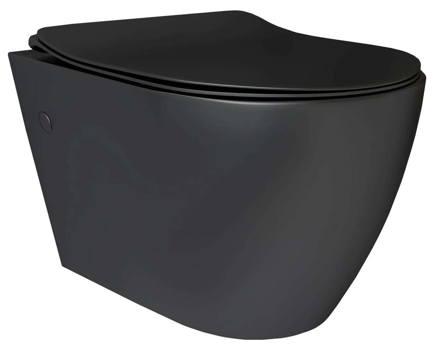 Alpenberger Tiefspül-WC Hänge-WC Set Schwarz Nano-Beschichtung - Bild 2