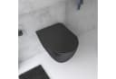 Alpenberger Tiefspül-WC Hänge-WC Set Schwarz Nano-Beschichtung Bild 5