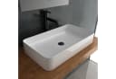 Alpenberger Aufsatzwaschbecken Keramik Weiß Modern Bild 2