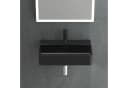 Alpenberger Aufsatzwaschbecken 60 cm Schwarz Nano Bild 1