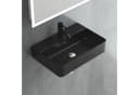 Alpenberger Aufsatzwaschbecken 60 cm Schwarz Nano Bild 2