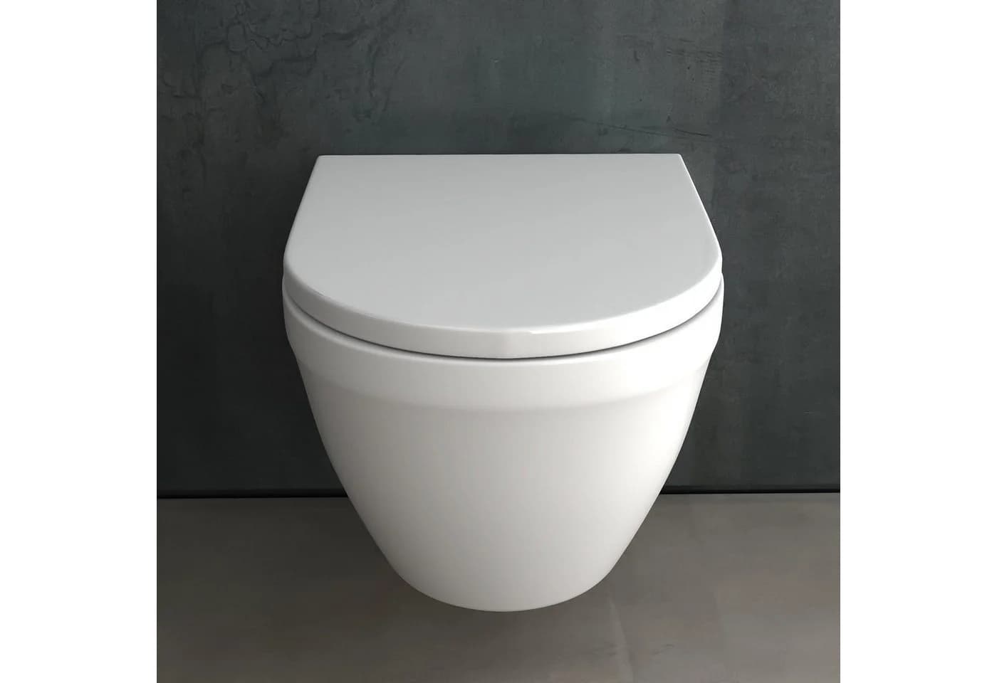 Alpenberger Wand-WC Set spülrandlos mit Nano-Beschichtung und Softclose-Sitz - Bild 3