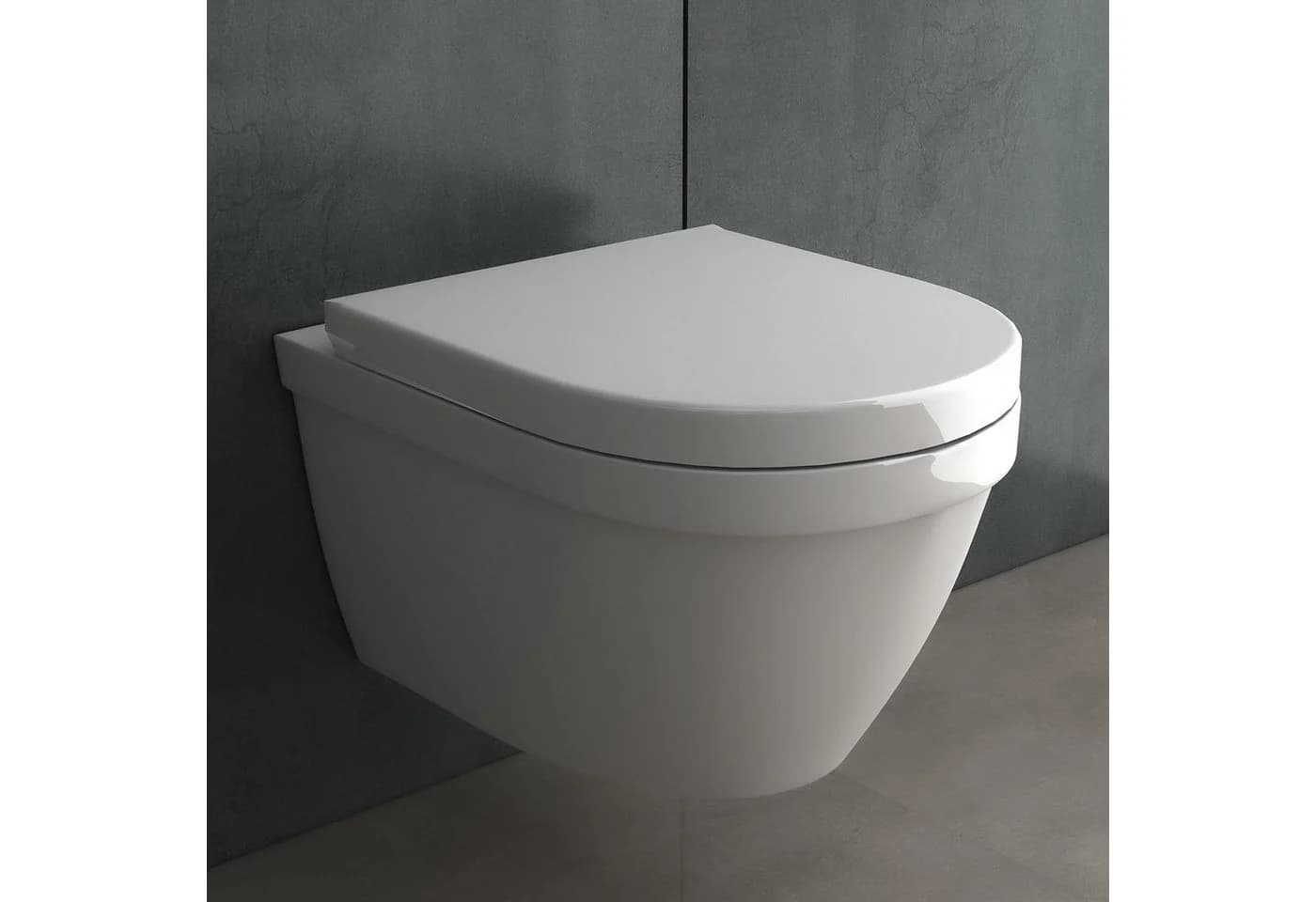 Alpenberger Dusch-WC Wandhängend mit Intimdusche Weiß - Bild 2