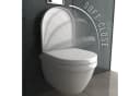 Alpenberger Dusch-WC Wandhängend mit Intimdusche Weiß Bild 4