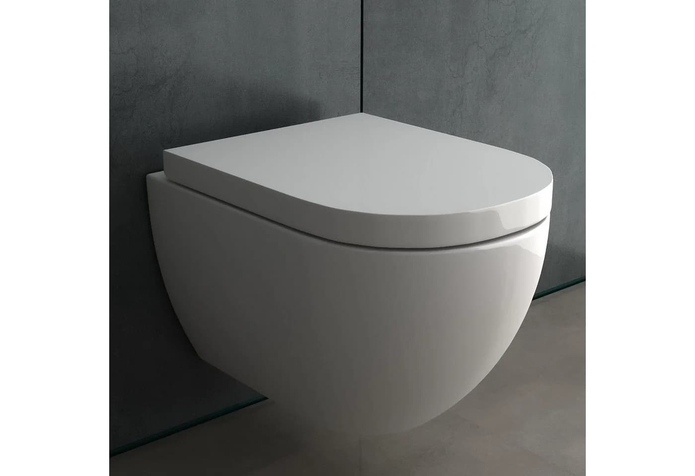 Alpenberger Dusch-WC Hänge WC mit Bidet-Funktion & Absenkautomatik