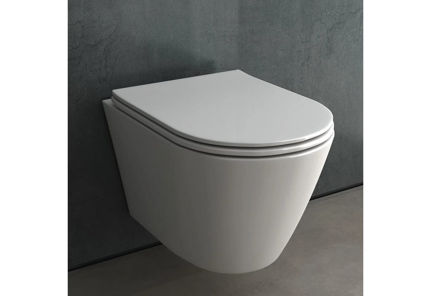 Alpenberger Spülrandloses WC Komplettset Weiß - Bild 2