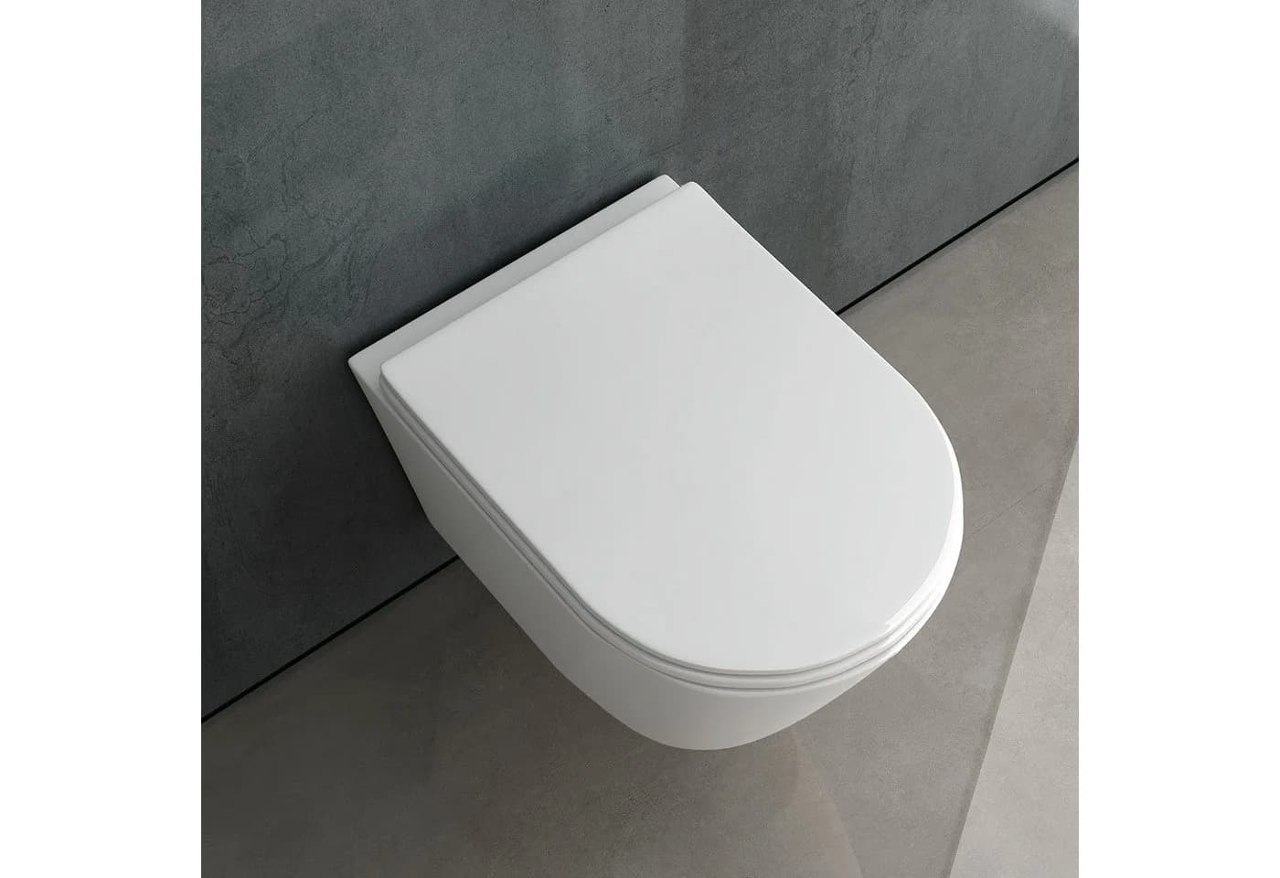 Alpenberger Spülrandloses WC Komplettset Weiß - Bild 4