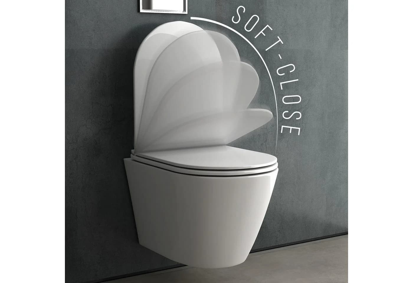 Alpenberger Spülrandloses WC Komplettset Weiß - Bild 5