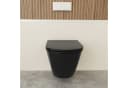 Alpenberger WC-Komplettset Spülrandloses WC Schwarz Nano-Beschichtung Bild 3