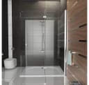 Alpenberger Eckdusche mit Nano Duschkabine 120x80 cm Sicherheitsglas Bild 1