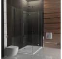 Alpenberger Eckdusche mit Nano Duschkabine 120x80 cm Sicherheitsglas Bild 4
