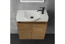 Alpenberger Badmöbel-Set Eiche 55 cm mit Softclose-Schrank Bild 1